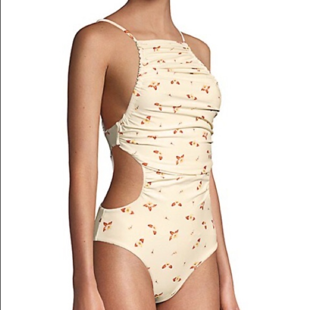 NWT ✨ WeWoreWhat 'Liv' Floral Cutout One Piece Swimsuit